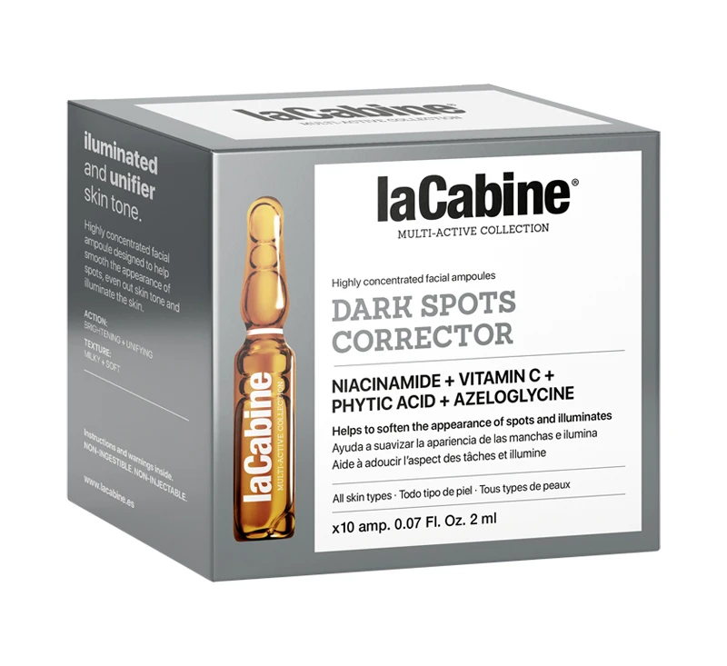 photo-LaCabine Dark Spots Corrector. Висококонцентровані ампули для обличчя проти пігментних плям, 10х2 мл. Термiн до 07.2026р.-2