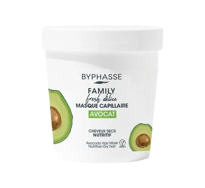 photo-Byphasse FAMILY FRESH DELICE маска для сухого волосся з авокадо, термін до 04.2026-0