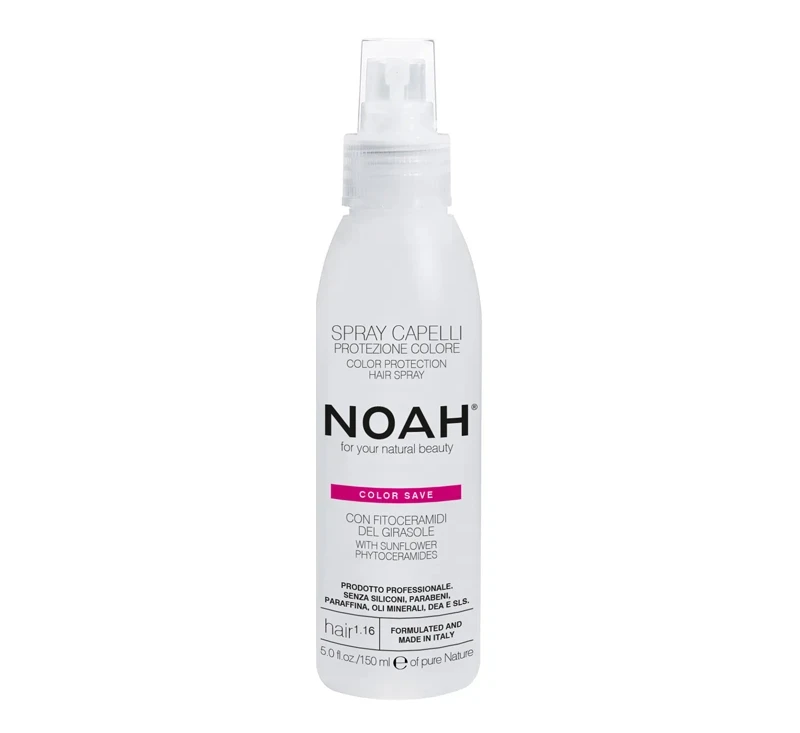photo-Noah Hair Color save спрей для захисту кольору фарбованого волосся з фітокерамідами соняшника, 150 мл, (Уцінка: Термiн до 12.2026р.)-0
