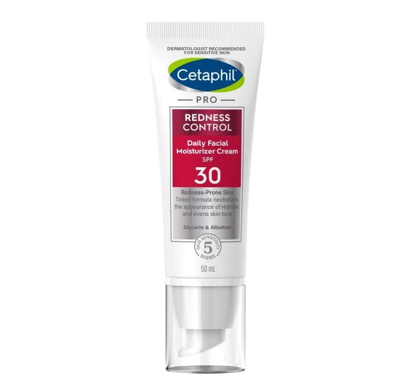 photo-Cetaphil PRO Redness Control Денний зволожувальний, тонувальний крем для чутливої шкіри обличчя, схильної до почервонінь, SPF 30, 50 мл. (Уцінка:термін 05.2027)-0